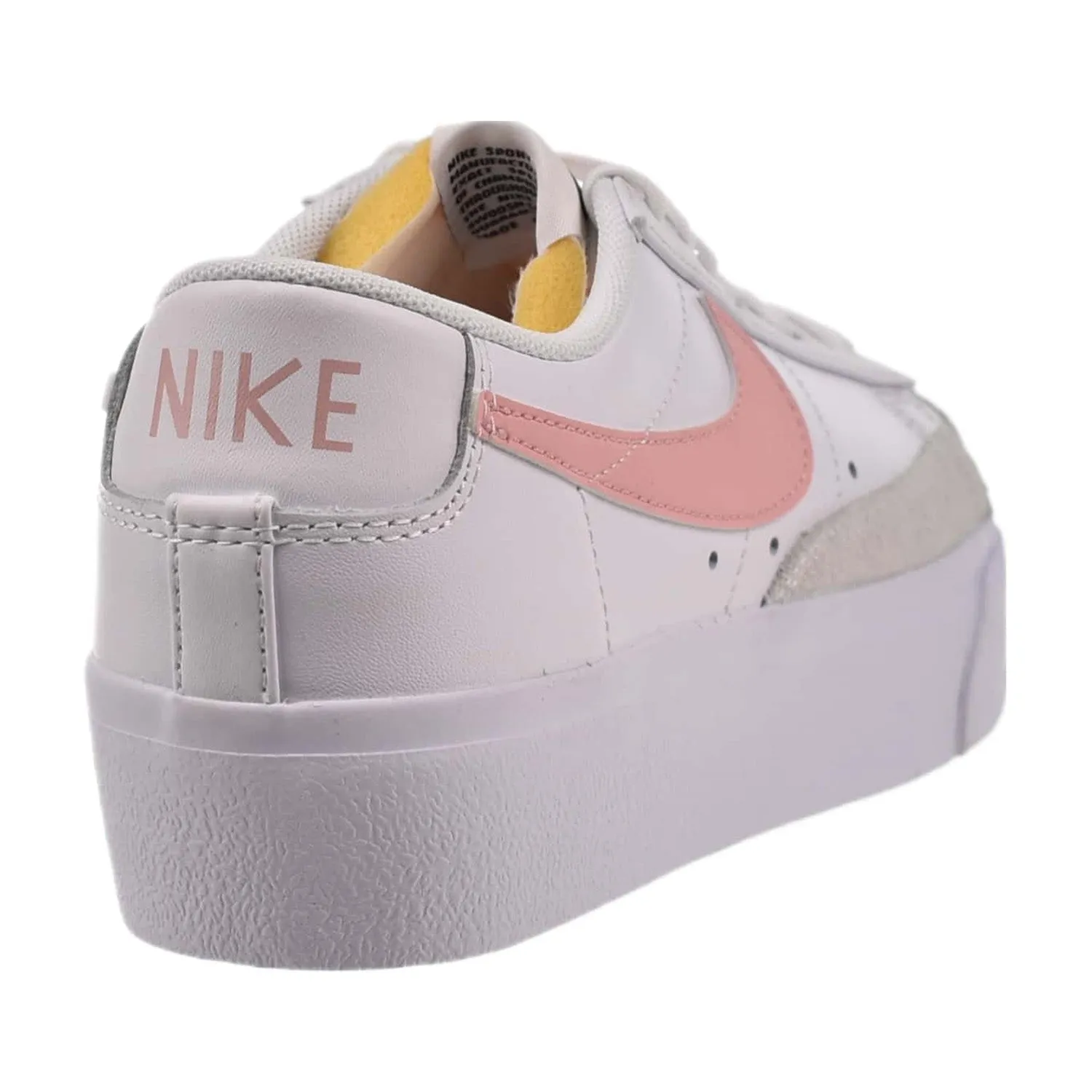 Nike Blazer Low Platform Women's Shoes White-Pink Glaze