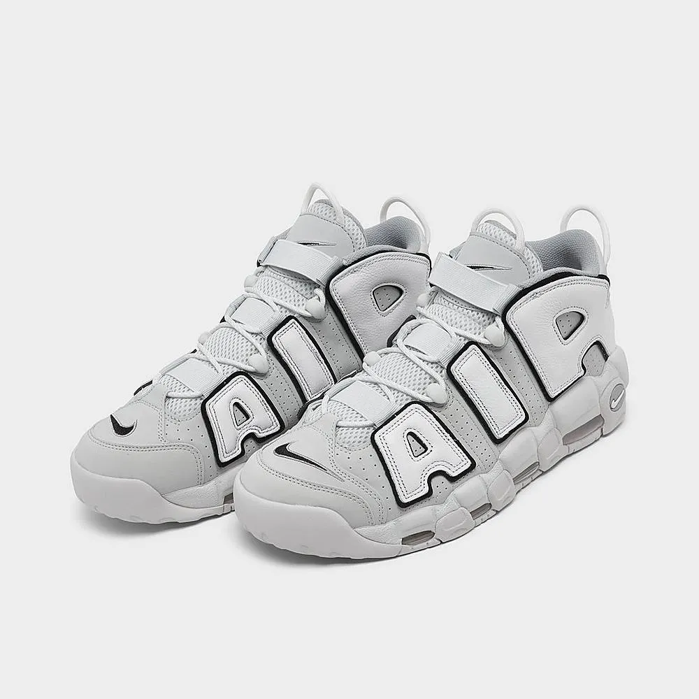 Nike Kid's Air More Uptempo Shoes - Phantom White / Sand Drift / Light Iron Ore