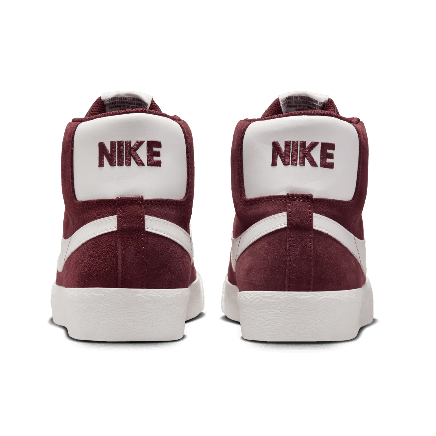 Nike SB Blazer Mid Skateboard Shoe - Burgundy Crush/Summit White