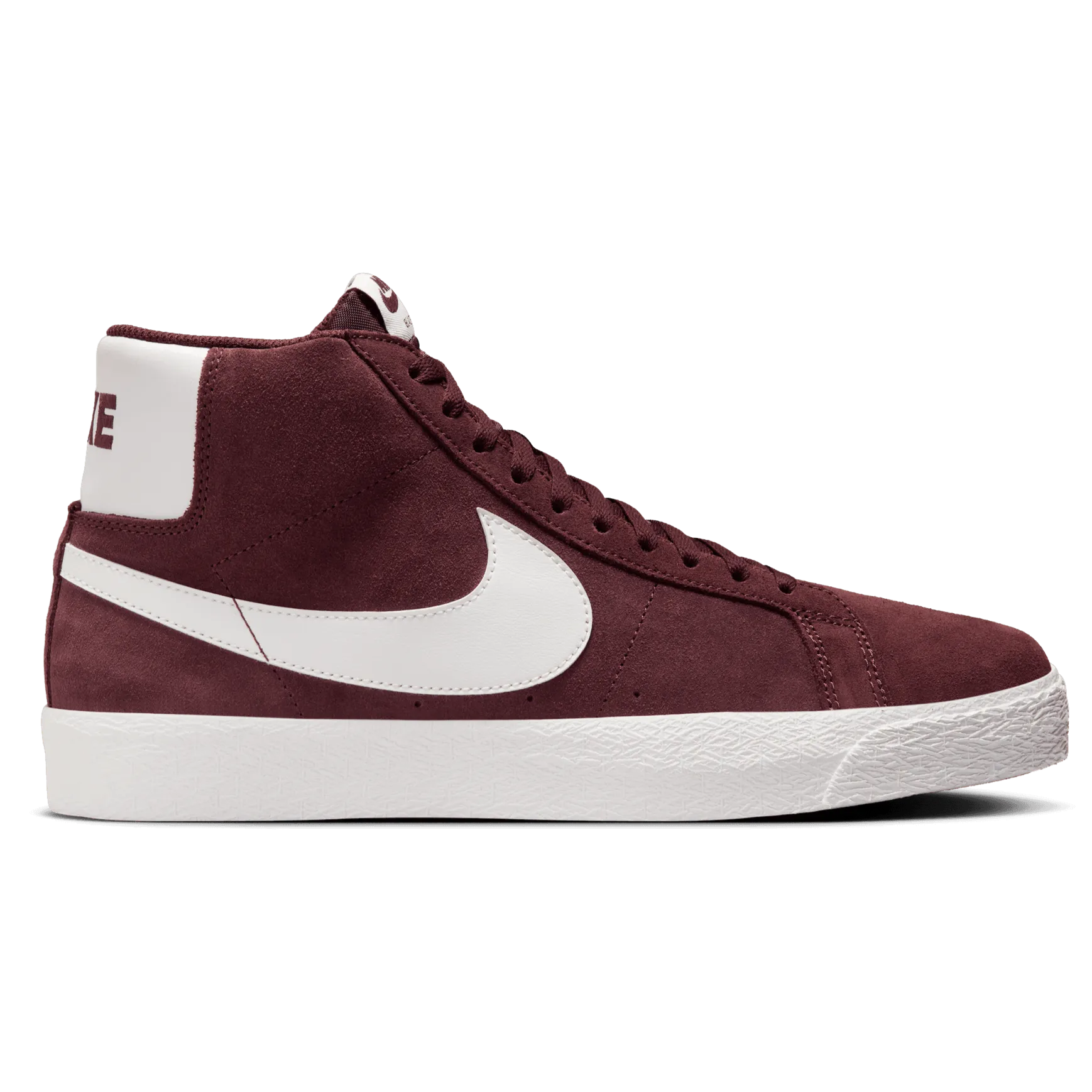 Nike SB Blazer Mid Skateboard Shoe - Burgundy Crush/Summit White