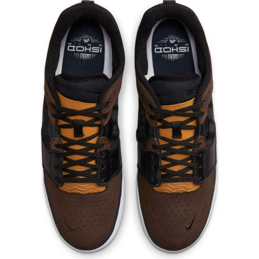 Nike SB Ishod Wair Premium Skateboard Shoe - Baroque Brown/Obsidian-Black