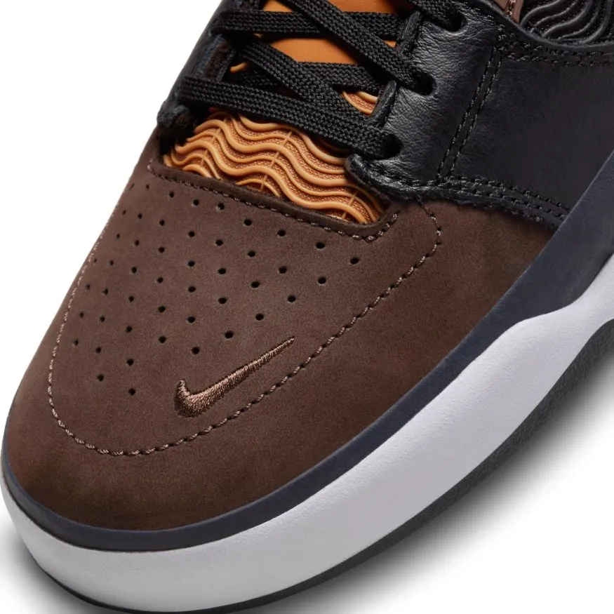 Nike SB Ishod Wair Premium Skateboard Shoe - Baroque Brown/Obsidian-Black