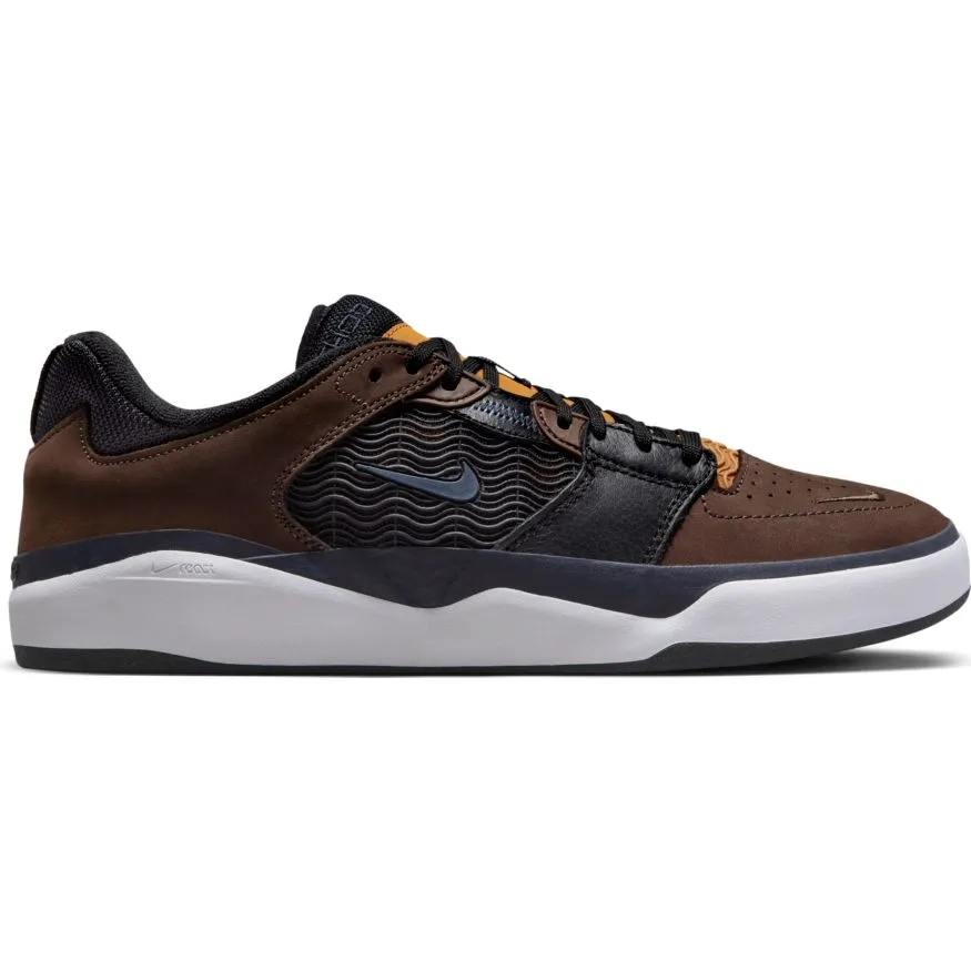 Nike SB Ishod Wair Premium Skateboard Shoe - Baroque Brown/Obsidian-Black