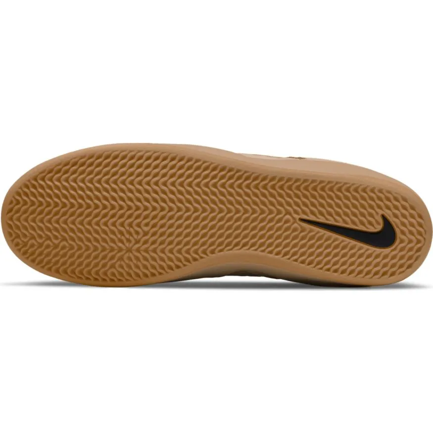 Nike SB Ishod Wair Skateboard Shoe - Flax/Wheat-Flax-Gum Light Brown