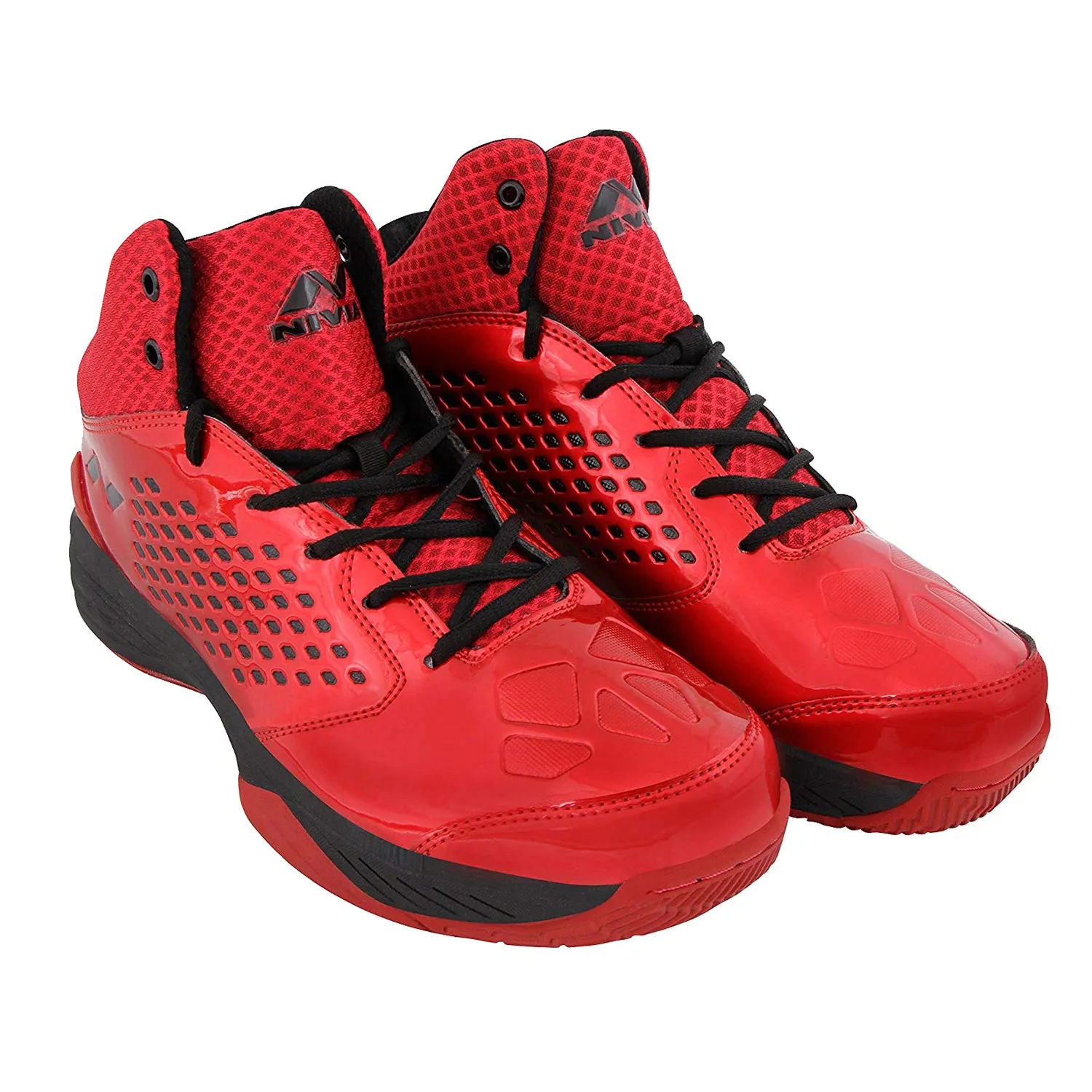 Nivia Warrior Men's PU Synthetic Leather Basketball Shoes