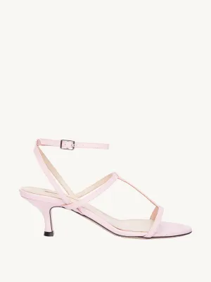 Novie kitten heel in pink leather