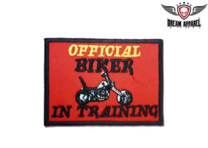 Official Biker In Training Motorcycle Patch