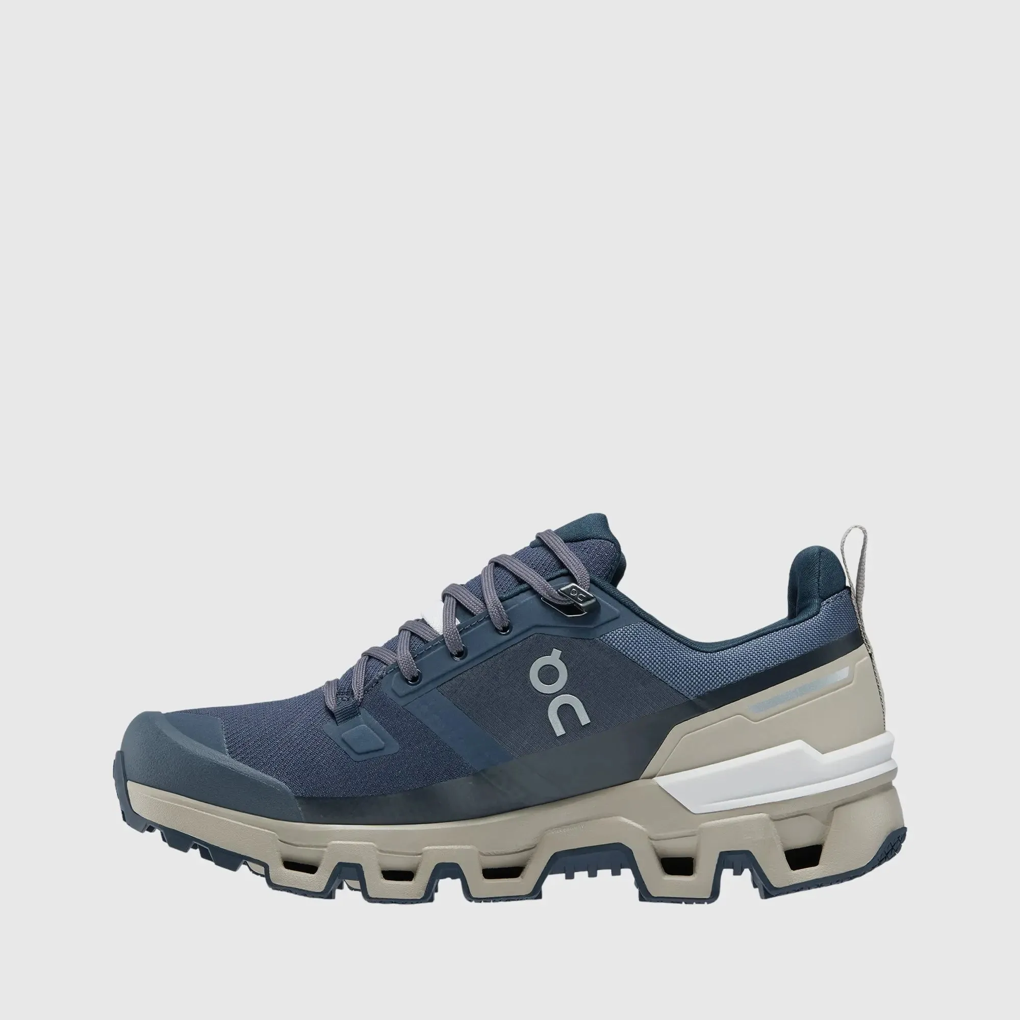 On Women's Cloud Wander Waterproof Navy Desert