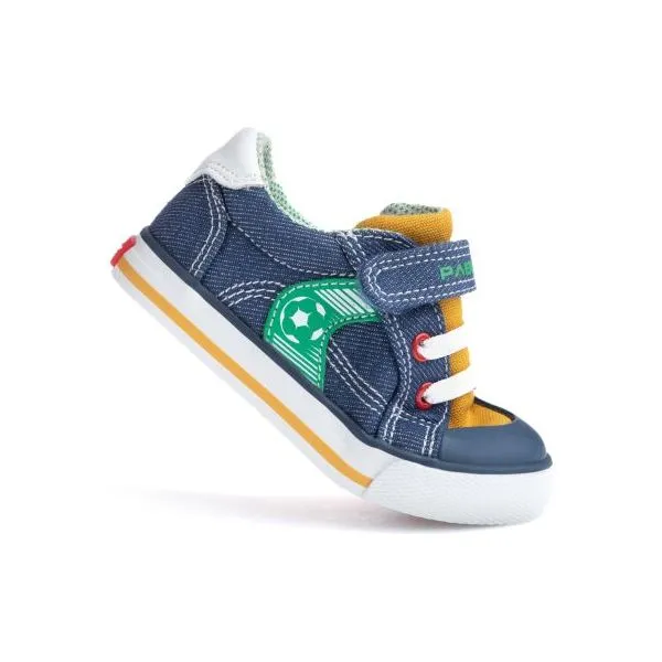 Pablosky Boys Shoe 975010 Denim Jeans Y Canvas