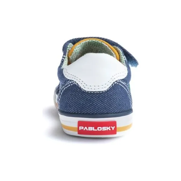 Pablosky Boys Shoe 975010 Denim Jeans Y Canvas