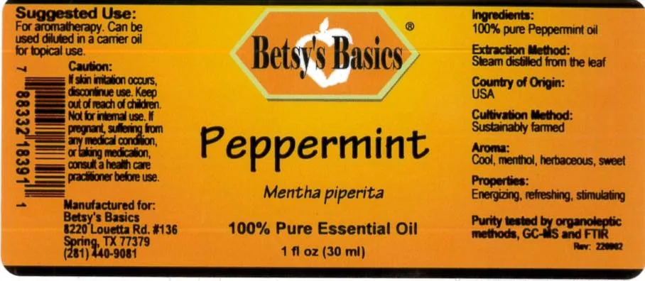 Peppermint Essential Oil, oz