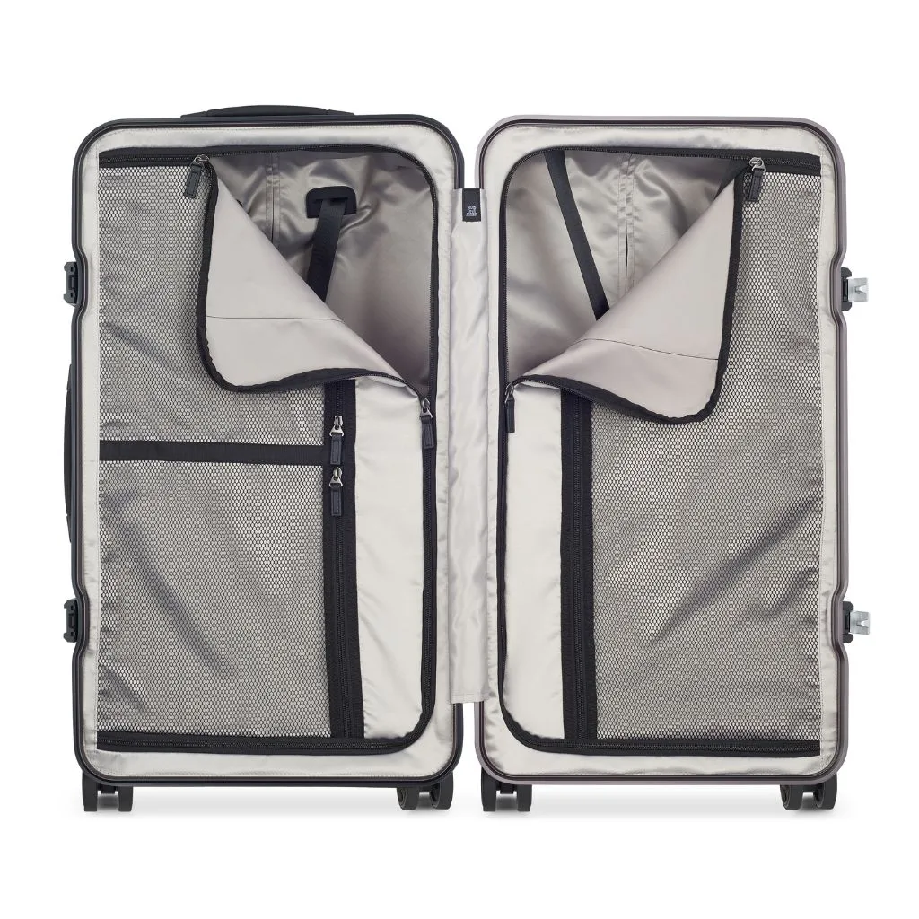 Peugeot Voyages 73cm Zipperless Trunk Luggage - Silver