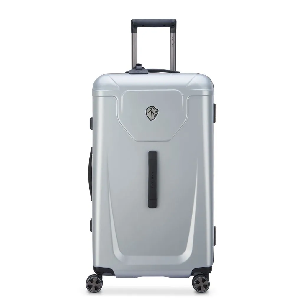 Peugeot Voyages 73cm Zipperless Trunk Luggage - Silver