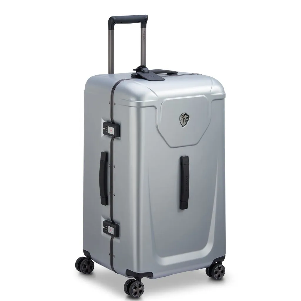 Peugeot Voyages 73cm Zipperless Trunk Luggage - Silver