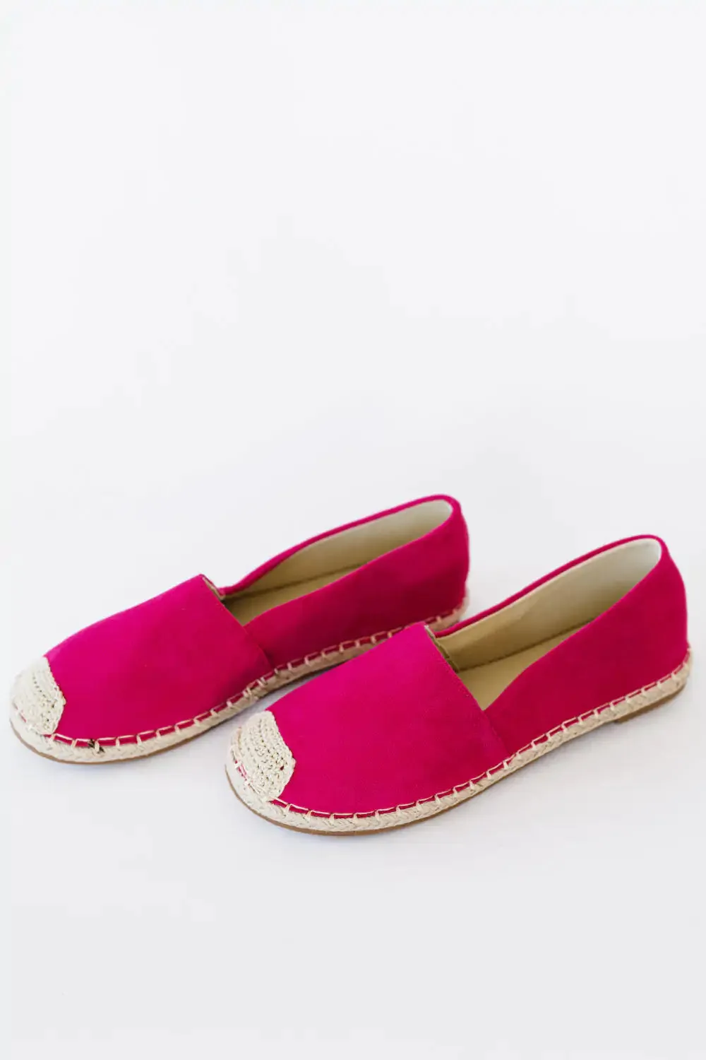 Pop of Color: Casual Fuchsia Espadrille Shoes | Marvis