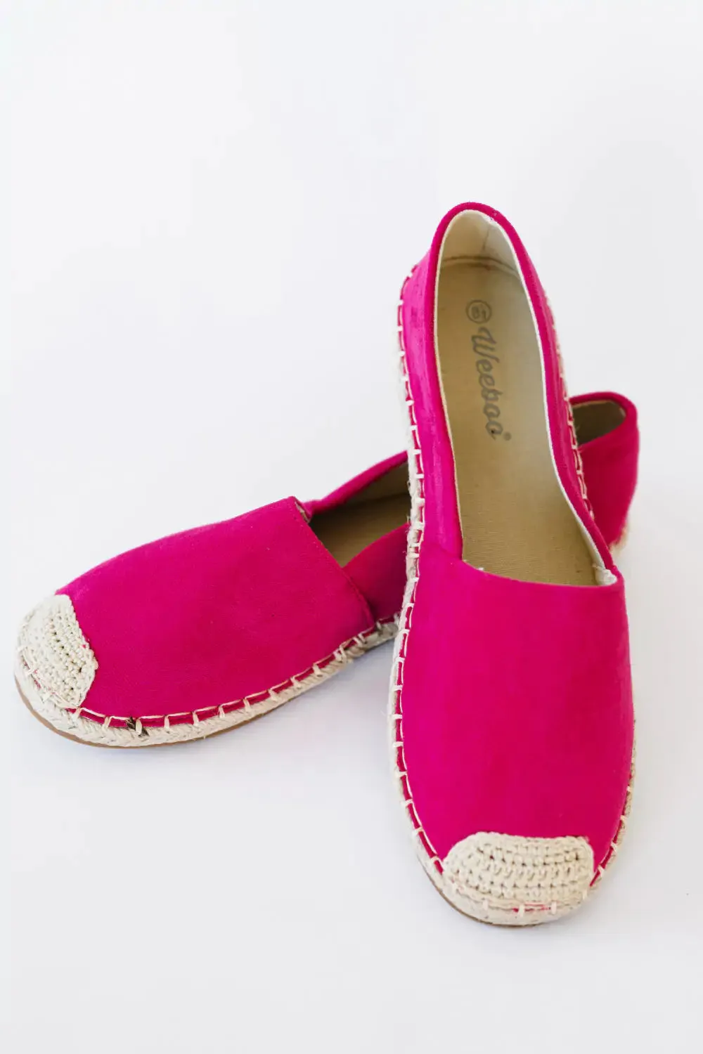 Pop of Color: Casual Fuchsia Espadrille Shoes | Marvis