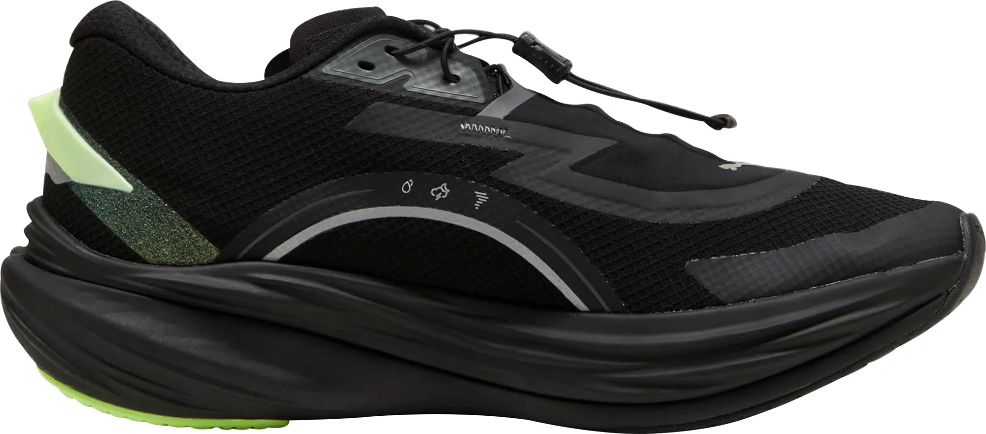 Puma Deviate Nitro 3 WTR  Mens Running Shoes - Black