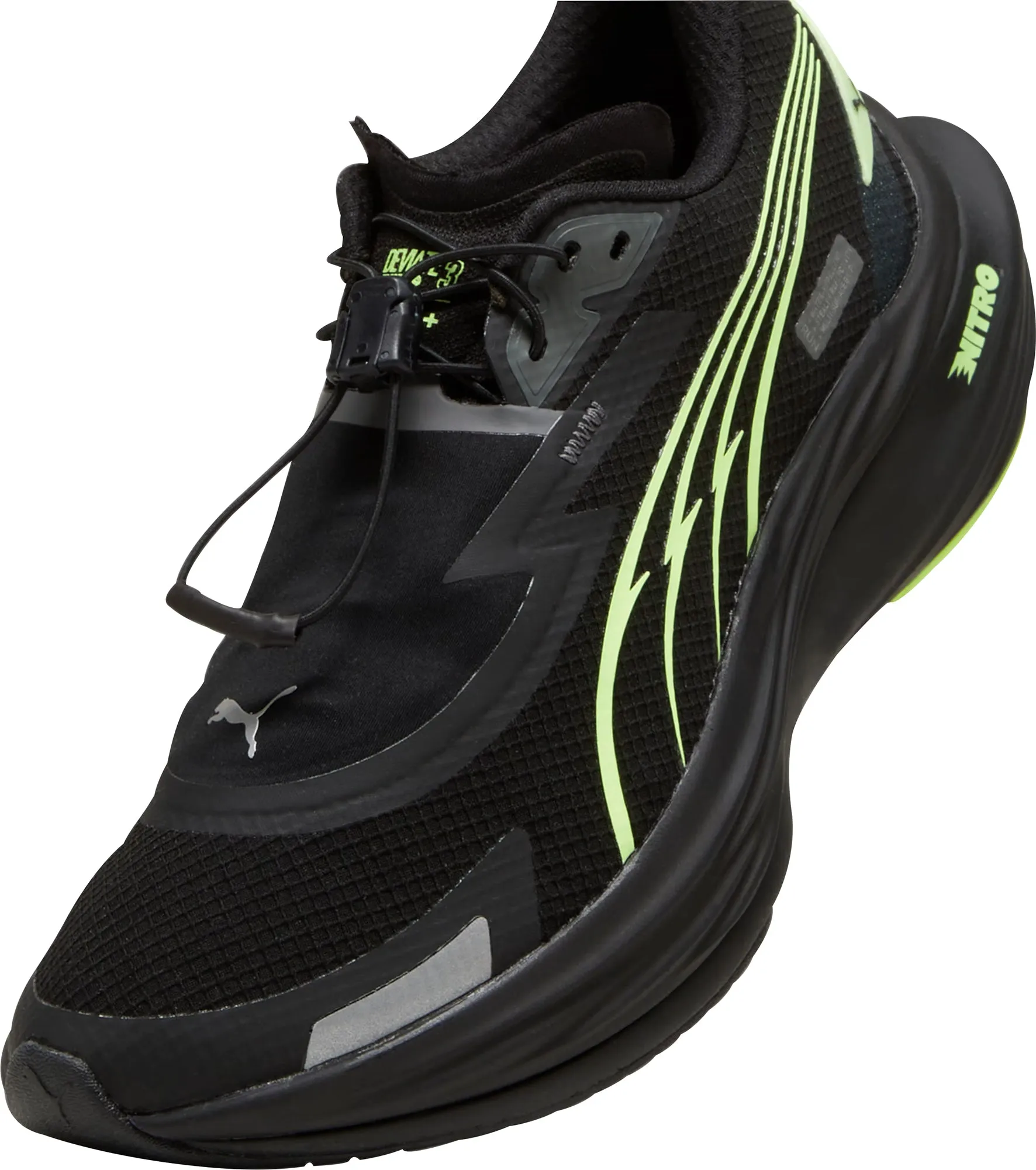 Puma Deviate Nitro 3 WTR  Womens Running Shoes - Black