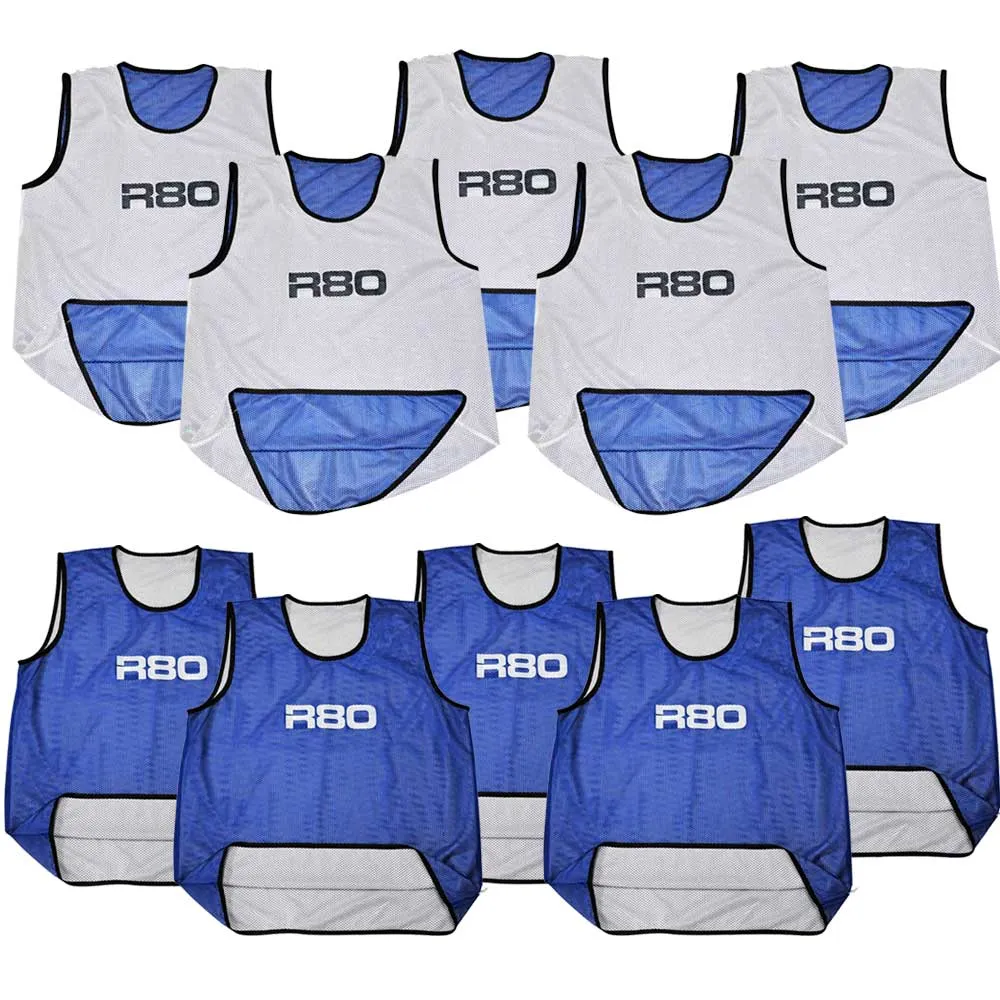 R80 Pro Reversible Training Bibs Set of 10