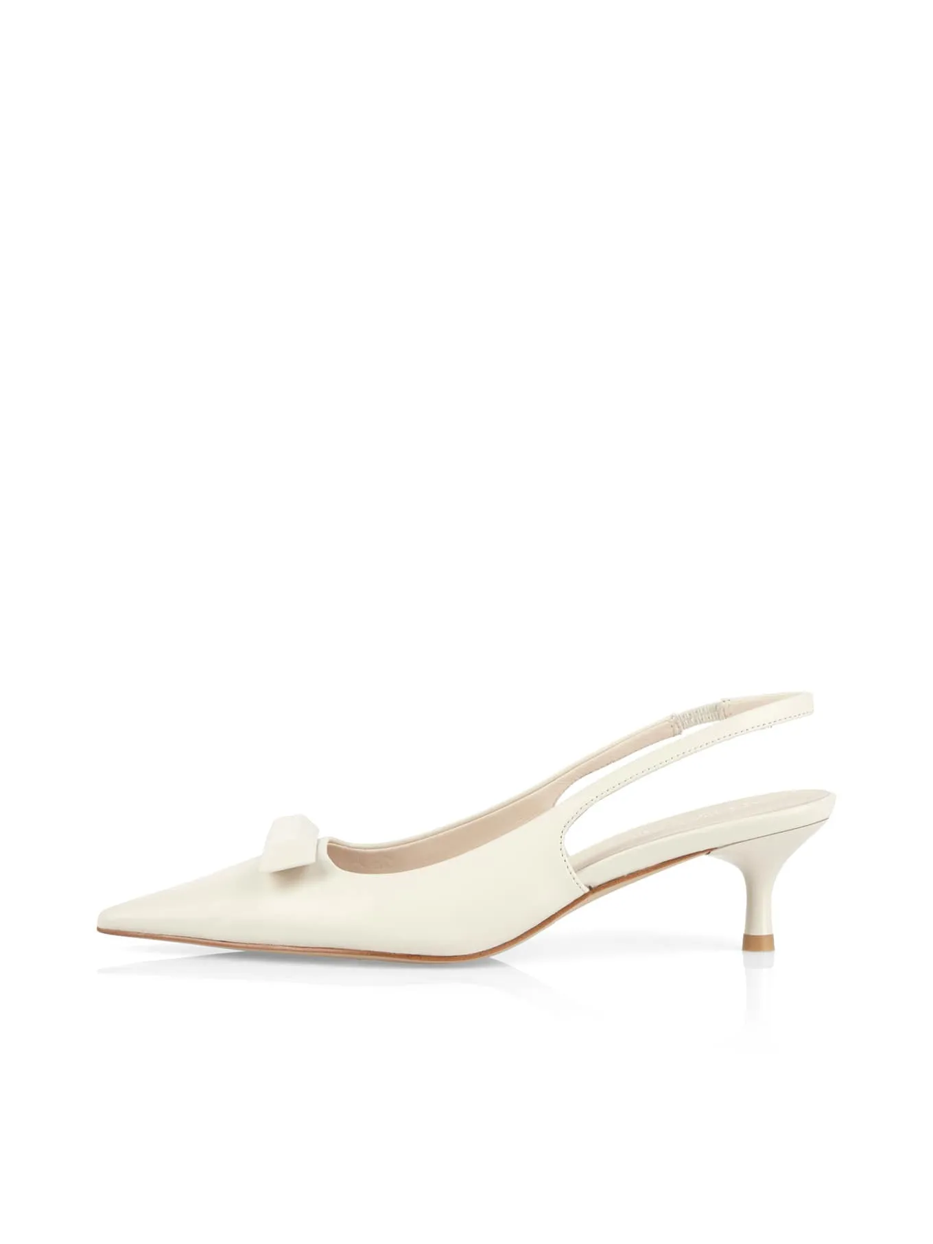 Slingpumps off-white