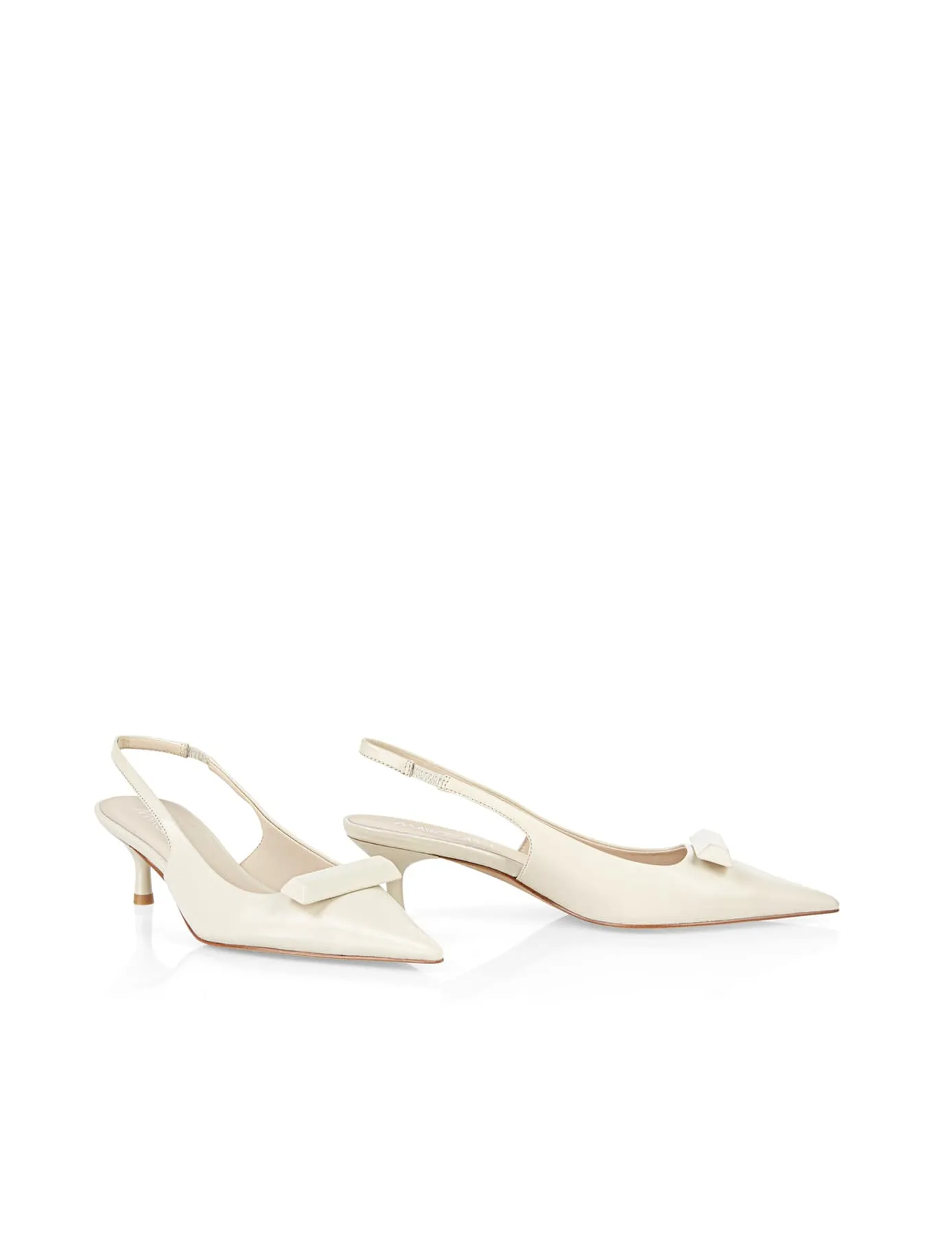 Slingpumps off-white