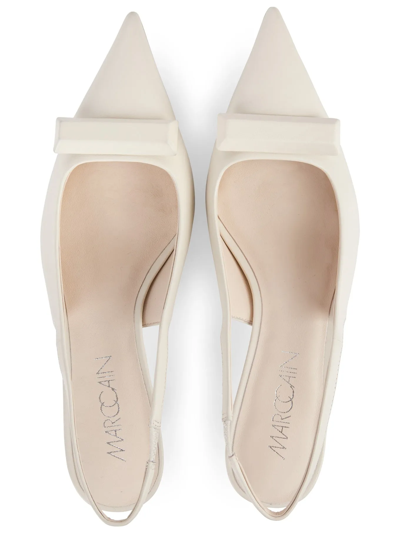 Slingpumps off-white