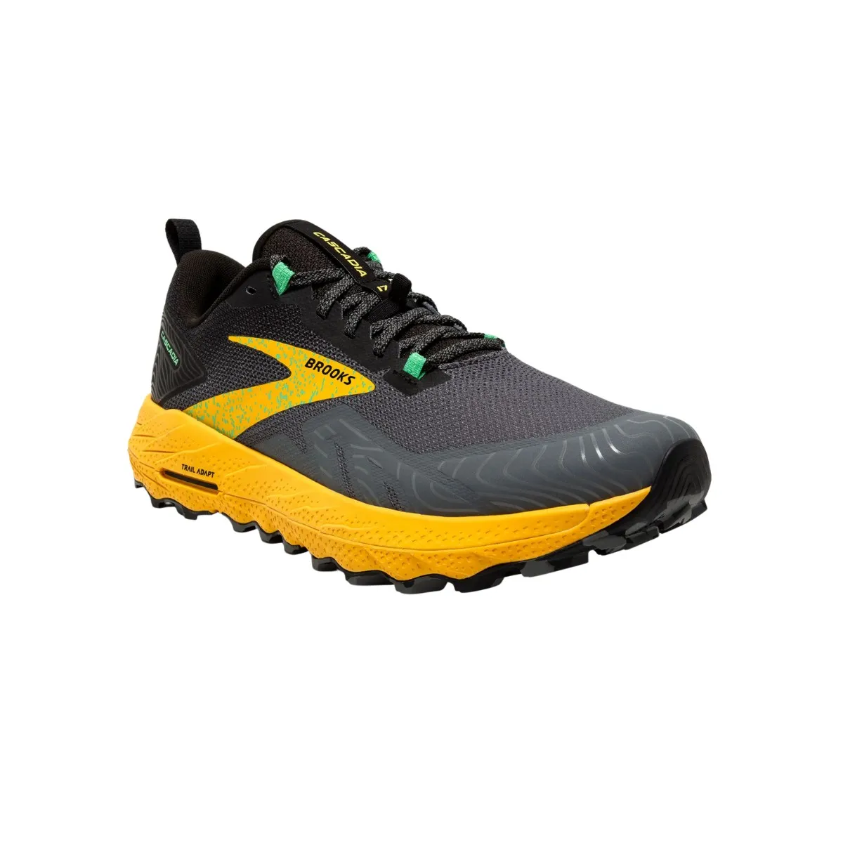 Sneakers Brooks Cascadia 17 Black Yellow SS24