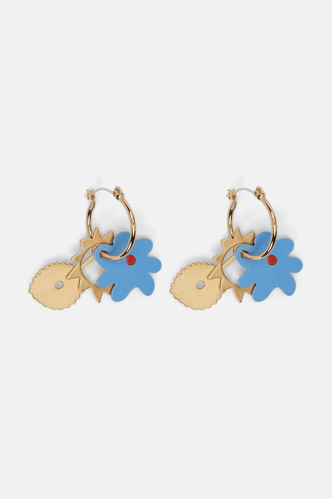 Summer Flower Charm Earring Set 3