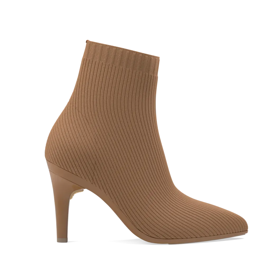 The Bootie - Whiskey Knit   Stiletto Heel Kit 4 Whiskey