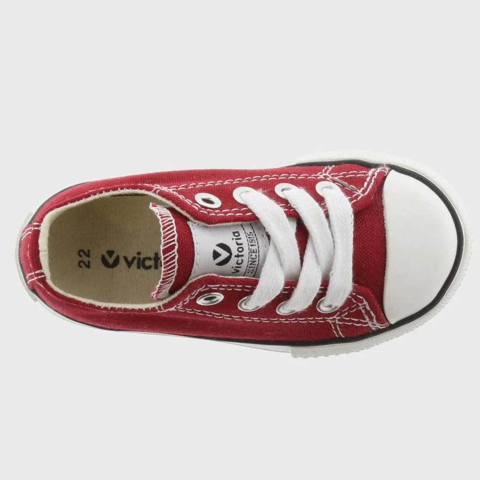 Tribe Canvas Sneaker: Red