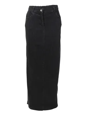 TRISHA denim skirt - Black Denim