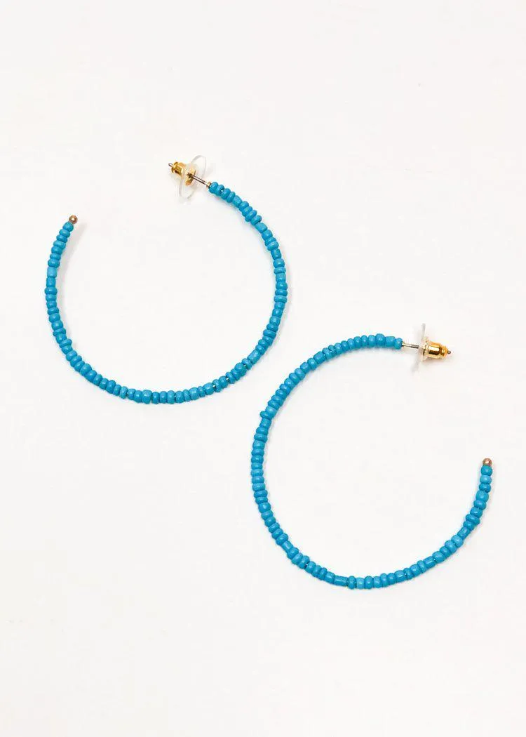 Tropicana Hoops-Turquoise