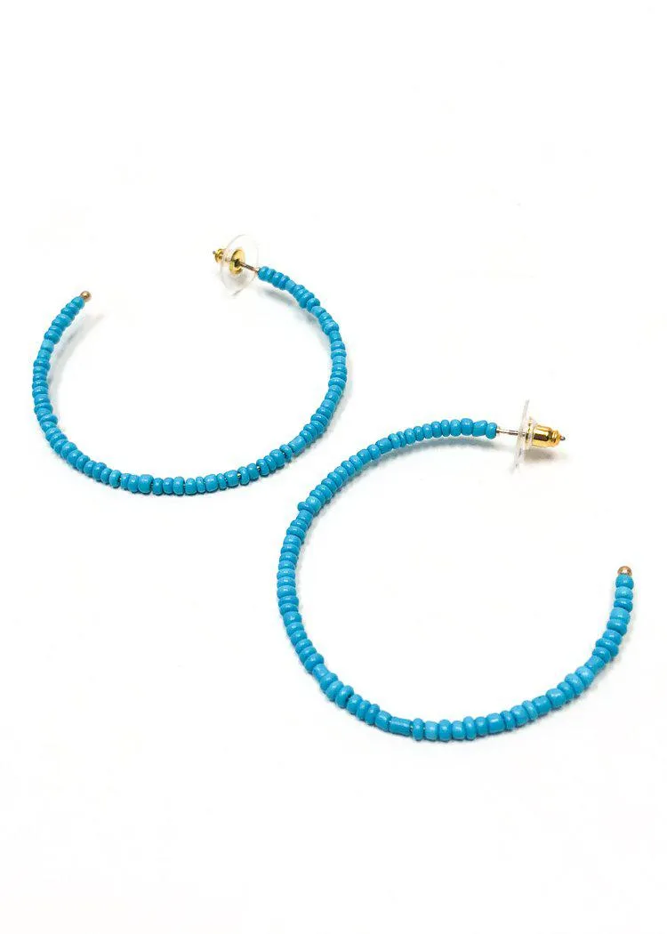 Tropicana Hoops-Turquoise