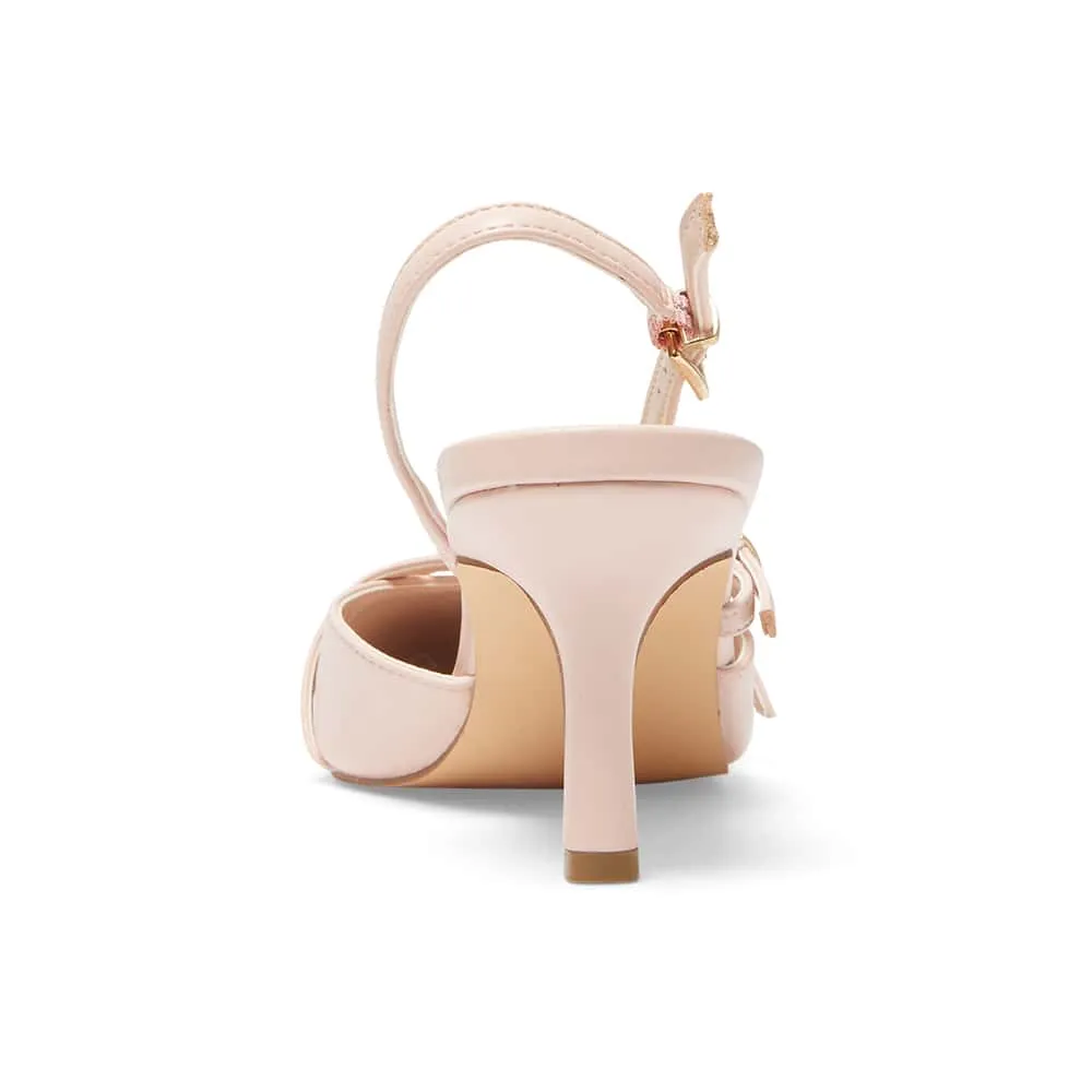 Veronica Heel in Blush Smooth