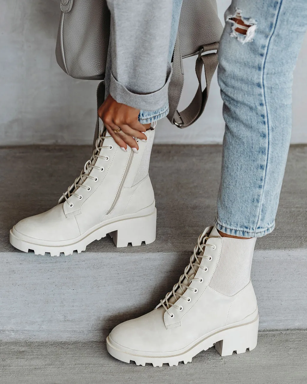 Willa Heeled Lace Up Boot