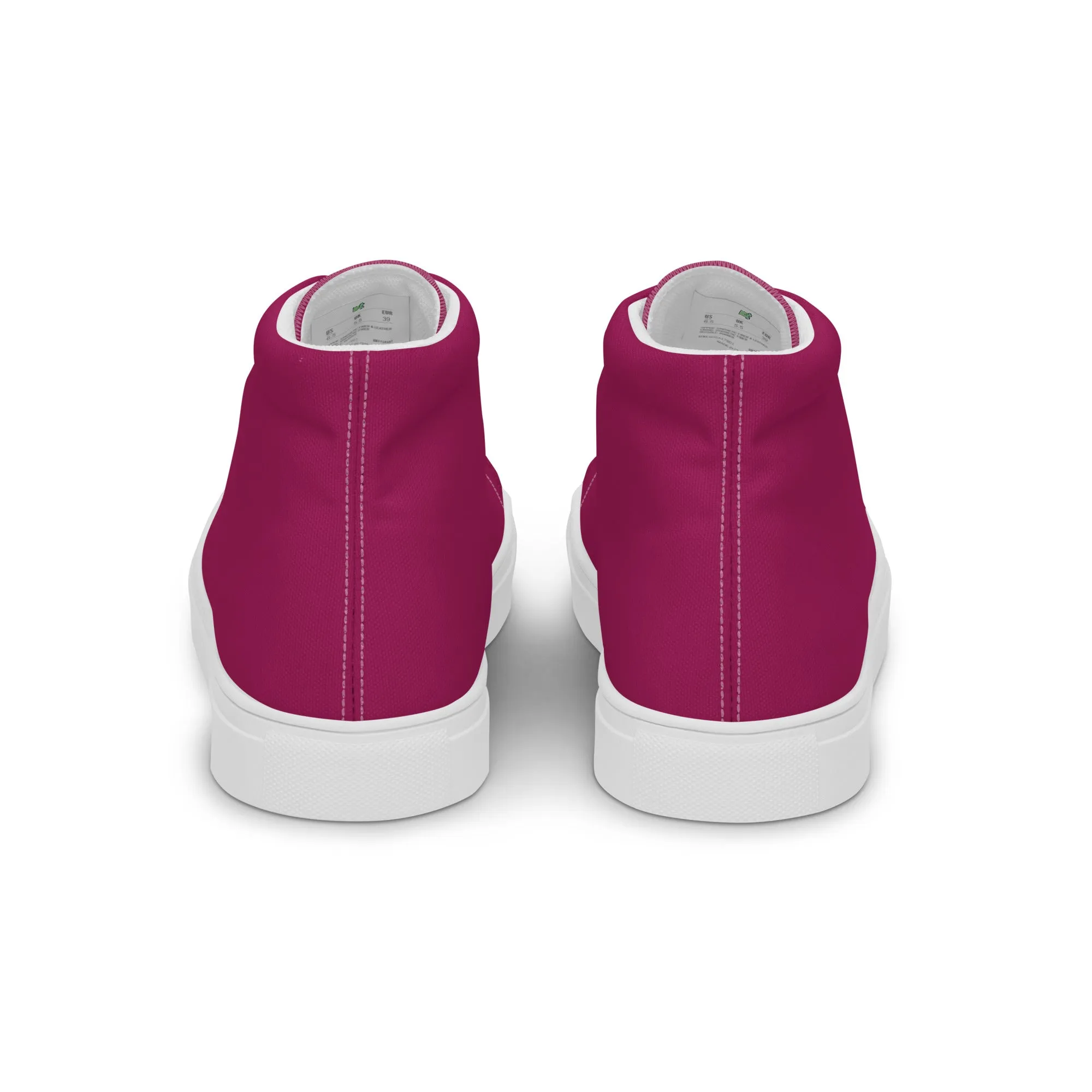 Women’s Berry Purple high top canvas shoes