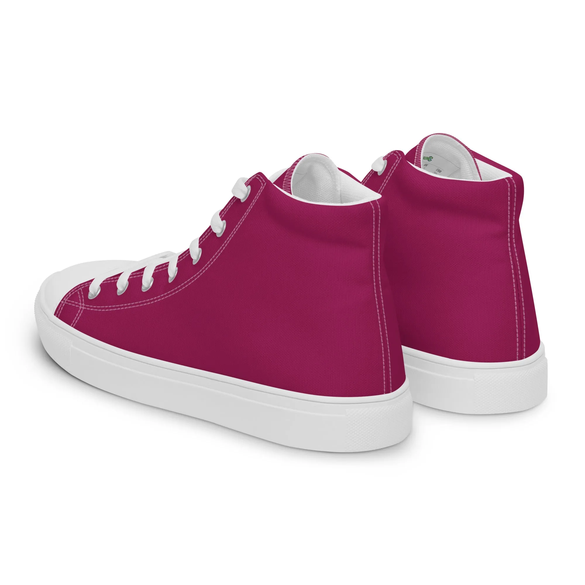 Women’s Berry Purple high top canvas shoes