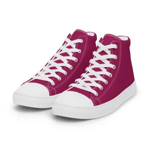 Women’s Berry Purple high top canvas shoes