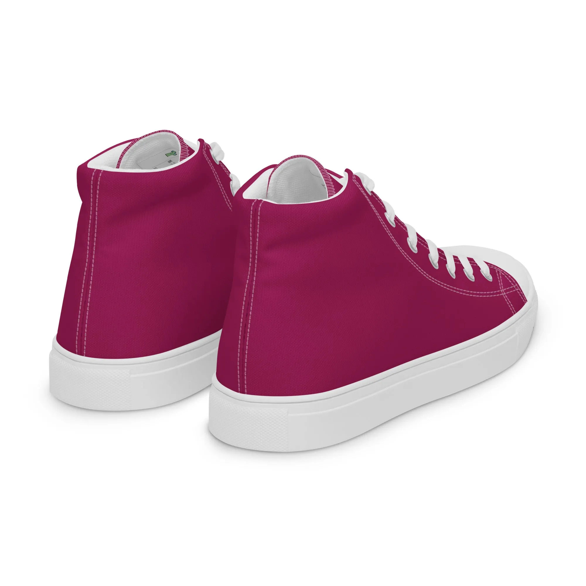 Women’s Berry Purple high top canvas shoes