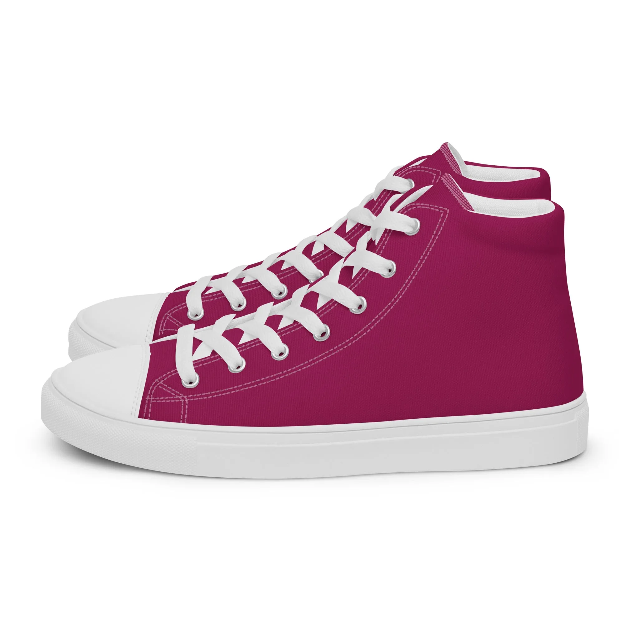 Women’s Berry Purple high top canvas shoes