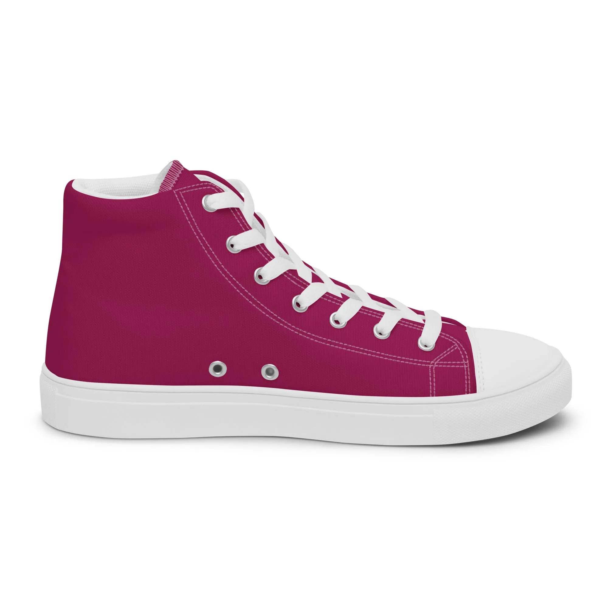 Women’s Berry Purple high top canvas shoes