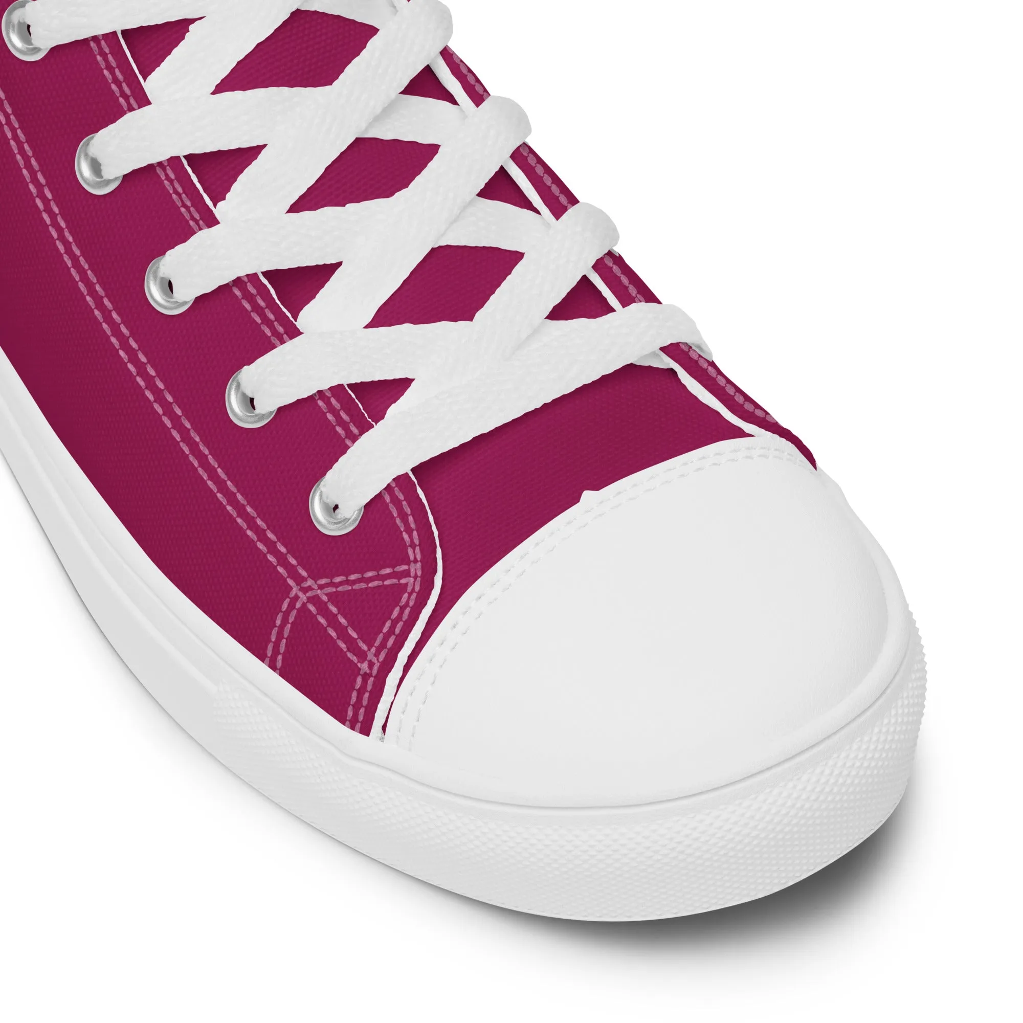 Women’s Berry Purple high top canvas shoes