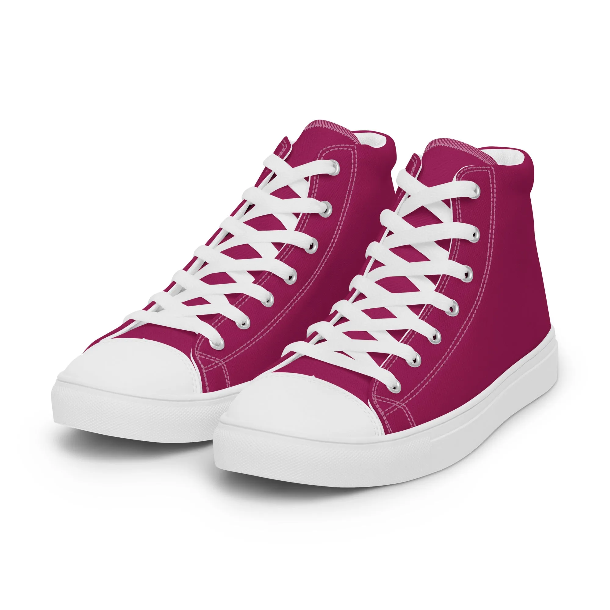 Women’s Berry Purple high top canvas shoes