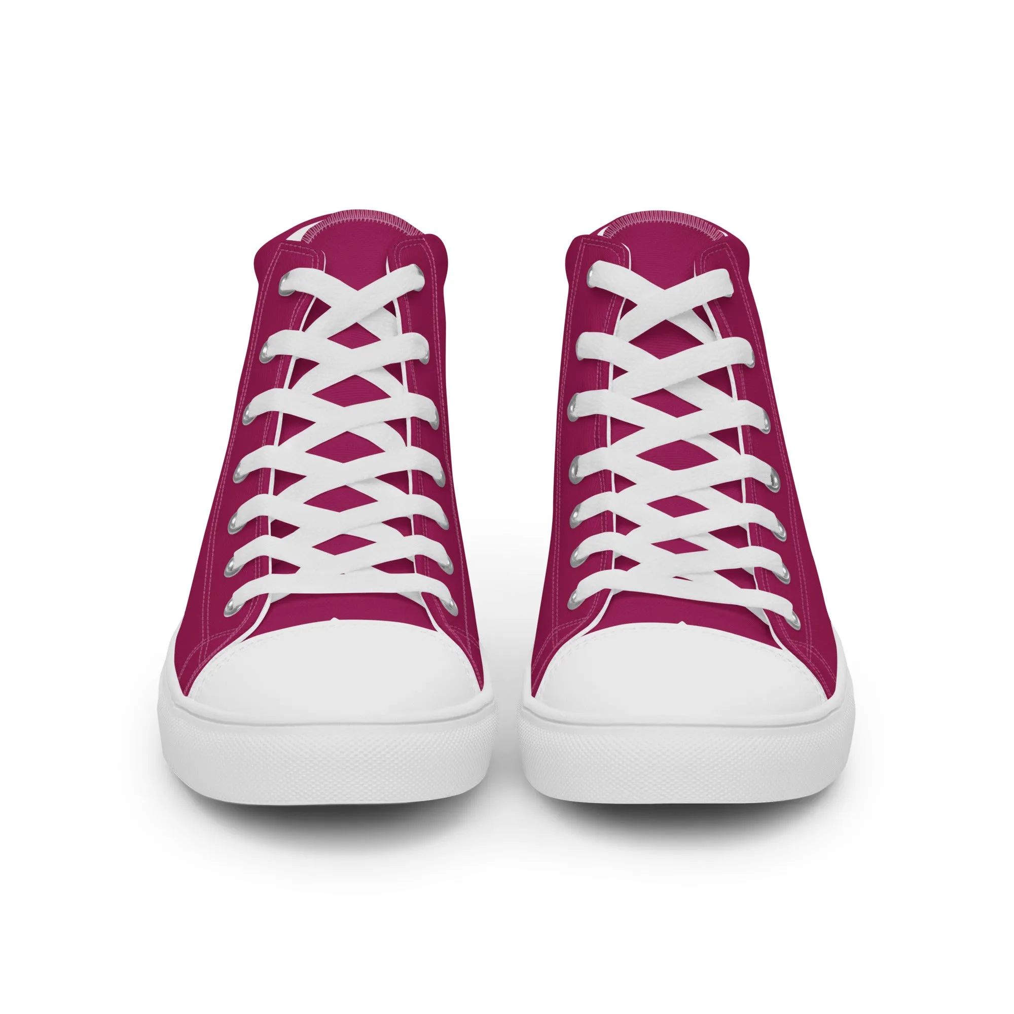 Women’s Berry Purple high top canvas shoes