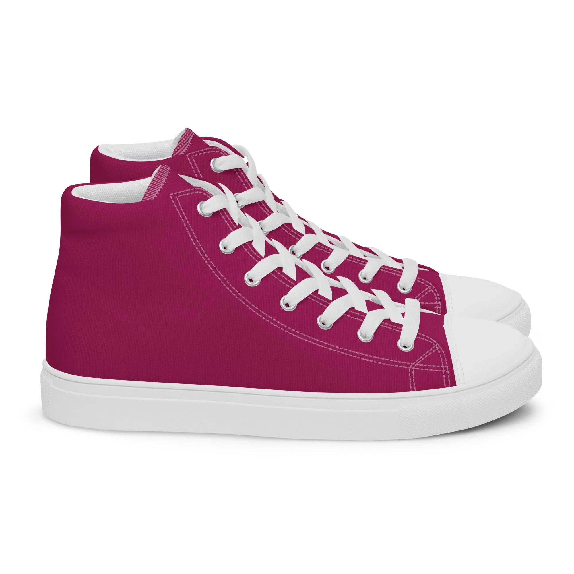 Women’s Berry Purple high top canvas shoes